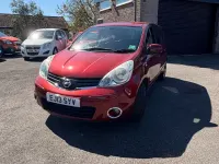 Used Nissan Note N-TEC 110 HP (80 kW) 2013 Red Hatchback