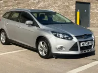Used Ford Focus Zetec 125 HP (91 kW) 2013 Silver Estate