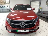 Used Mercedes EQC400 AMG line 300 kW (408 HP) 2021 Red SUV