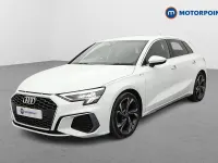 Used Audi A3 S-Line 2021 White Sedan