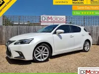 Used Lexus CT200h 134 HP (98 kW) 2017 White Hatchback