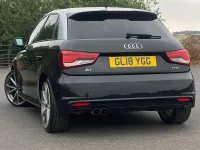 Used Audi A1 Black Edition 2018 Brilliant black Hatchback