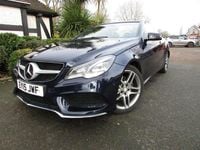 Used Mercedes E220 AMG 2015 Blue Cabriolet