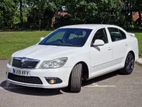 Used Skoda Octavia vRS 2009 White Hatchback
