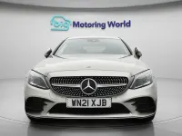 Usado Mercedes C300 AMG line 272 CV (200 kW) 2021 Plateado Coupe
