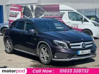 Used Mercedes GLA220 AMG line 170 HP (125 kW) 2014 Purple SUV