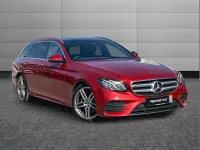 Used Mercedes E350 AMG Line Premium 258 HP (189 kW) 2018 Red Estate