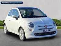 Used Fiat 500 Lounge 68 HP (50 kW) 2021 White Hatchback