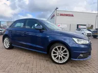 Used Audi A1 S-Line 123 HP (90 kW) 2018 Blue Hatchback
