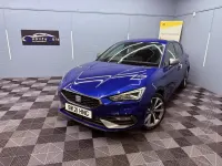 Used Seat Leon FR Sport 204 HP (150 kW) 2021 Blue Hatchback