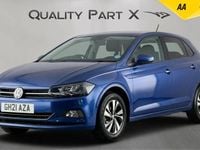 Used VW Polo Match 95 HP (69 kW) 2021 Blue Hatchback