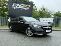 Used Mercedes CLA220 AMG line 177 HP (130 kW) 2017 Black Sedan