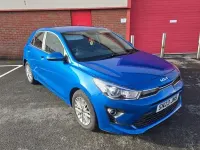 Used Kia Rio 101 HP (74 kW) 2022 Blue Hatchback