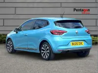 Begagnad Renault Clio V Iconic 99 HK (72 kW) 2020 Blå Halvkombi
