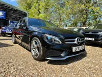 Begagnad Mercedes C350e AMG line 293 HK (215 kW) 2017 Svart Kombi