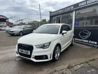 Used Audi A1 S-Line 2014 White Hatchback
