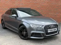 Used Audi A3 S-Line 110 HP (80 kW) 2016 Grey Sedan