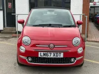 Begagnad Fiat 500 Lounge 69 HK (50 kW) 2017 Röd Cab
