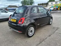 Used Fiat 500 Lounge 69 HP (50 kW) 2016 Black Hatchback