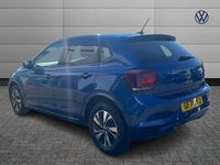 Used VW Polo Match 95 HP (69 kW) 2021 Blue Hatchback