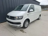 Used VW T6 Highline 102 HP (75 kW) 2018 White Van