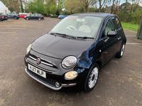 Used Fiat 500 Lounge 69 HP (50 kW) 2017 Black Hatchback