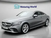 Usado Mercedes C220 AMG line 194 HP (142 kW) 2021 Cinzento Coupé