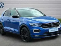 Used VW T-Roc R-line 150 HP (110 kW) 2021 Blue SUV