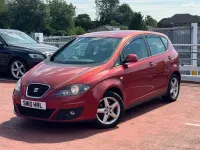 Used Seat Altea 90 HP (66 kW) 2010 Red MPV