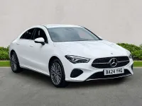 Begagnad Mercedes CLA200 Executive 2024 Vit Sportkupé