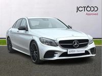 Used Mercedes C220 AMG line 191 HP (140 kW) 2021 Silver Sedan