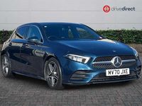 Used Mercedes A180 AMG line 136 HP (100 kW) 2020 Blue Hatchback