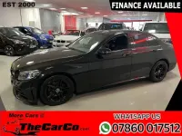 Używany Mercedes C220 AMG line 194 KM (142 kW) 2019 Czarny Sedan/Limuzyna