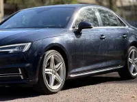 Used Audi A4 S-Line 150 HP (110 kW) 2016 Blue Sedan