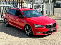 Used Skoda Superb SportLine 2017 Red Estate