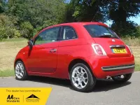 Used Fiat 500 Lounge 85 HP (62 kW) 2012 Red Hatchback