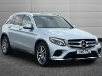Used Mercedes GLC220 AMG line 168 HP (123 kW) 2017 Diamond silver SUV
