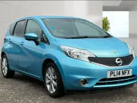 Used Nissan Note S 98 HP (72 kW) 2014 Blue Hatchback