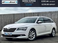 Used Skoda Superb SE Technology 150 HP (110 kW) 2017 White Estate