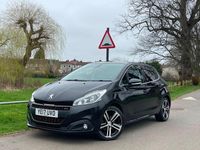 Used Peugeot 208 GT-line 2017 Black Hatchback