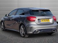 Used Mercedes A160 AMG line 102 HP (75 kW) 2018 Mountain grey Hatchback