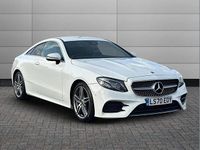 Used Mercedes E220 AMG Line Premium 194 HP (142 kW) 2020 Polar white Coupe