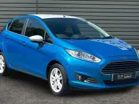 Used Ford Fiesta Zetec 101 HP (74 kW) 2017 Blue Hatchback