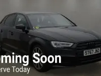 Used Audi A3 Black Edition 150 HP (110 kW) 2017 Black Hatchback