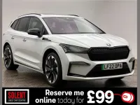Used Skoda Enyaq iV SportLine 194 kW (265 HP) 2022 White SUV