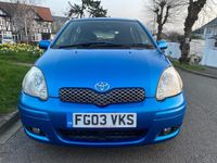Used Toyota Yaris 2003 Blue Hatchback