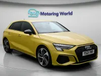 Used Audi A3 Sportback S-Line 2021 Yellow Hatchback