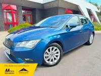 Used Seat Leon Ecomotive 108 HP (79 kW) 2015 Blue Hatchback