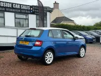 Used Skoda Fabia SE 90 HP (66 kW) 2015 Blue Hatchback