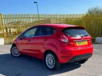 Usado Ford Fiesta Titanium 2014 Vermelho Citadino